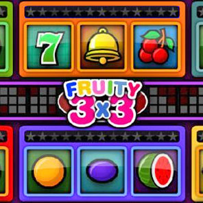В азартный аппарат Fruity3x3 можно сыграть без регистрации без скачивания без смс онлайн бесплатно в версии демо