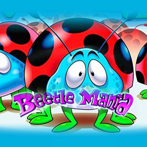 В симулятор слота Beetle Mania можно играть без смс без скачивания онлайн бесплатно без регистрации в версии демо
